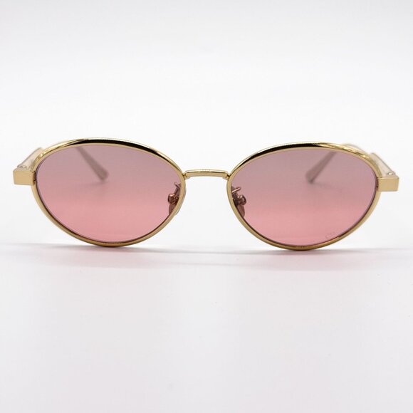NEW DIOR DIORCANNAGE R1U B0R6 SUNGLASSES WOMEN GOLD EYEWEAR - Picture 4 of 9